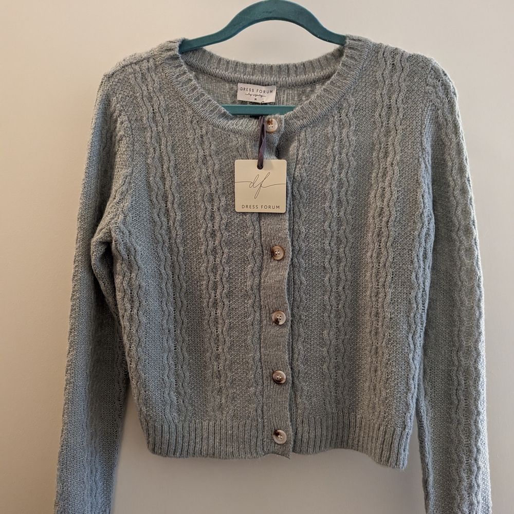 Dress Forum Women's Light Blue Cardigan